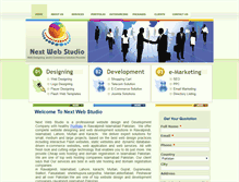 Tablet Screenshot of nextwebstudio.com